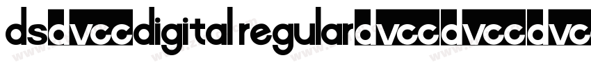 DS-Digital Regular字体转换